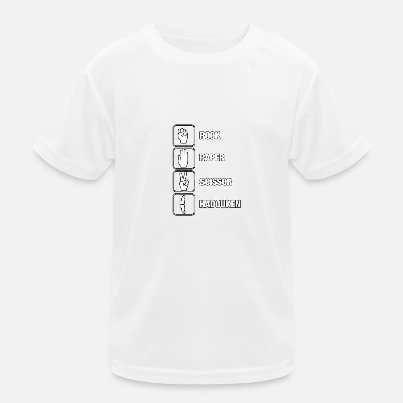 Hadouk de ciseaux de papier de roche T-shirt sport Enfant