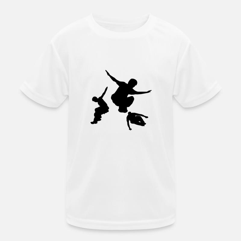 Parkour Freerunner Parcours Backflip Kids Functional T-Shirt