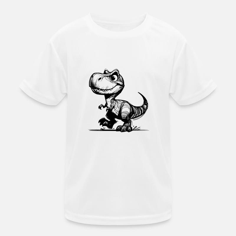 Mignon mignon T-Rex Dino T-shirt sport Enfant