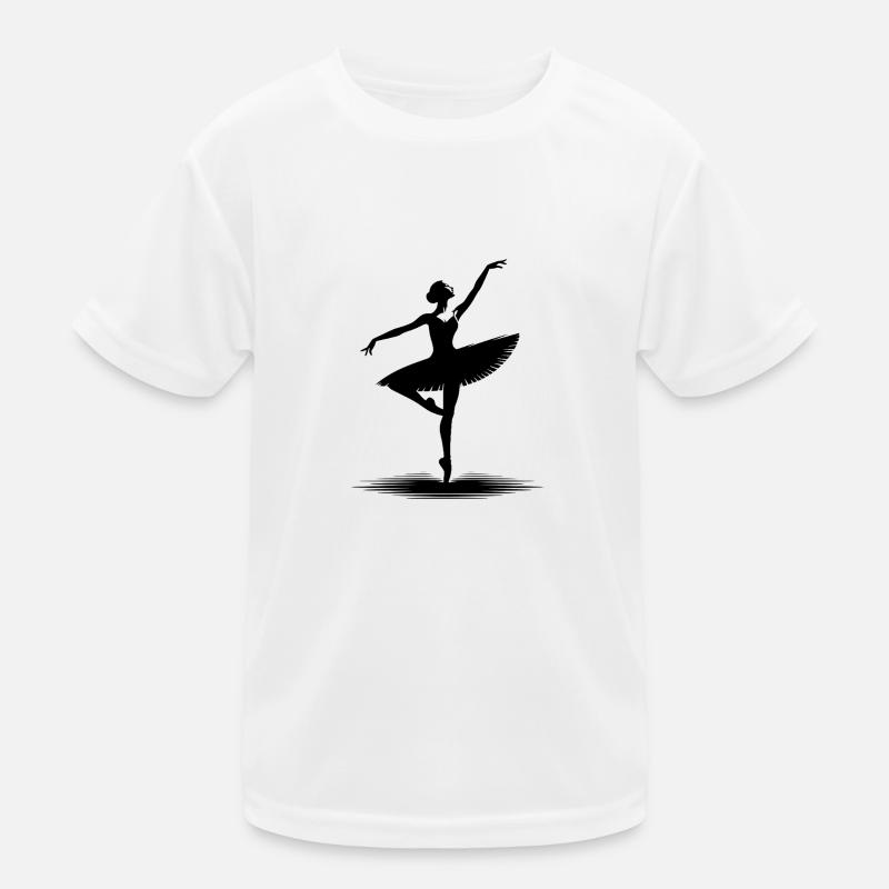 Conception de danse esthétique avec pose classique T-shirt sport Enfant