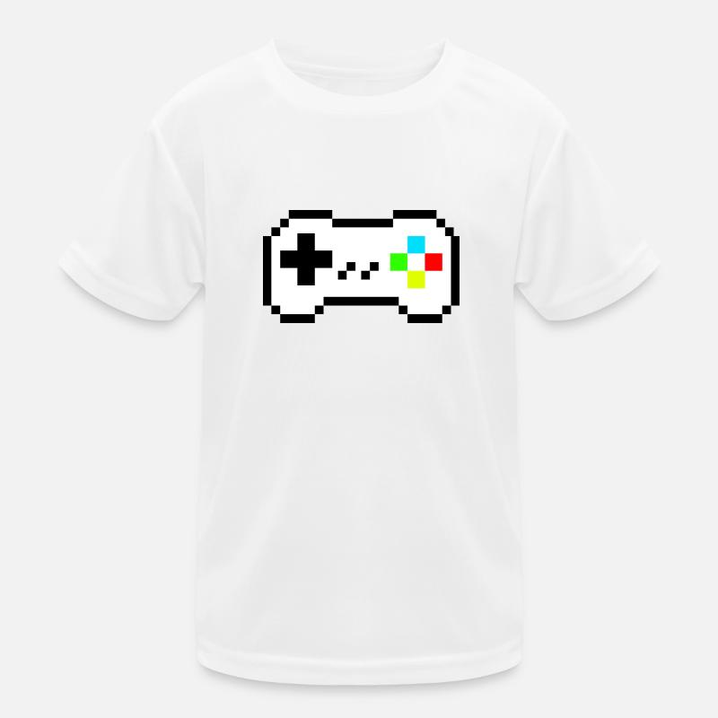 Pixel Controler Kids Functional T-Shirt