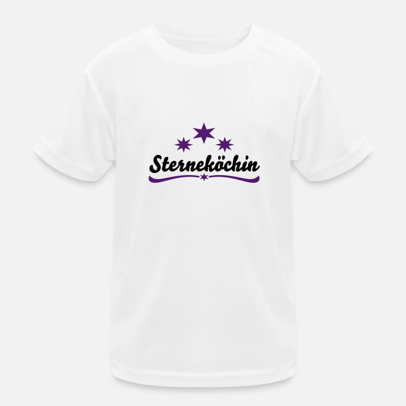 Kochen - Kinder Funktions-T-Shirt - Weiß