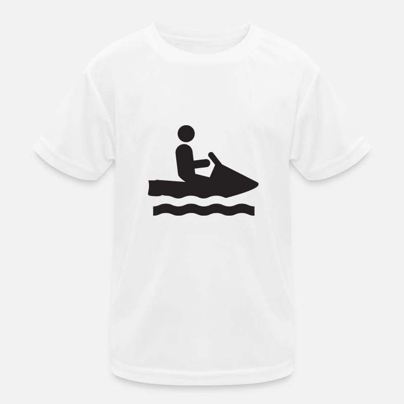 jetski jet ski Kinder Funktions-T-Shirt