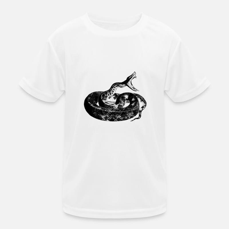 Schlange Kinder Funktions-T-Shirt