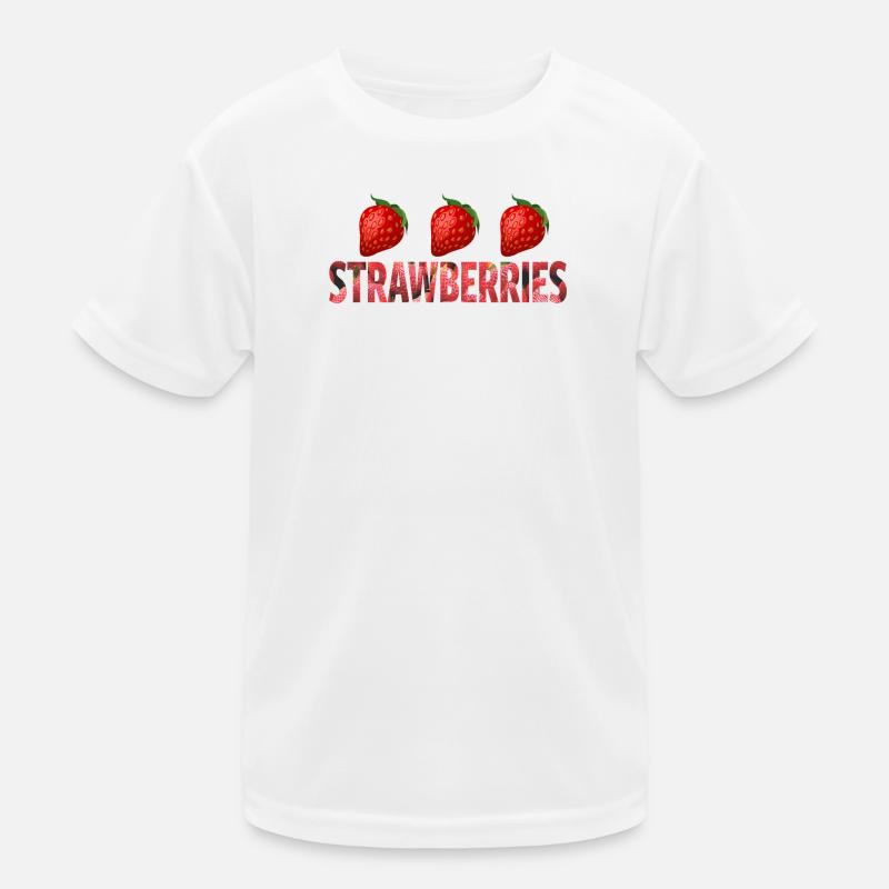 STRAWBERRIES Kinder Funktions-T-Shirt