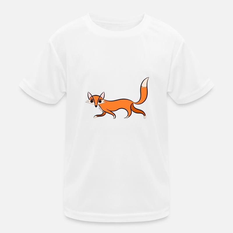 fox Illustration T-shirt sport Enfant