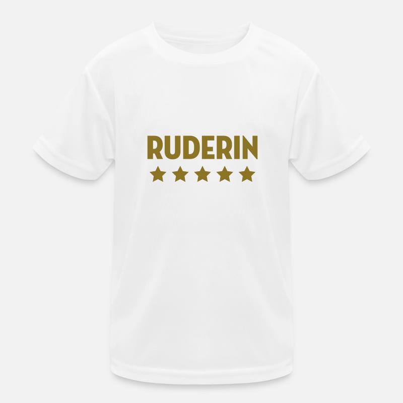 Rudern / Ruderer / Ruderin / Rudergerät / Boot Kinder Funktions-T-Shirt