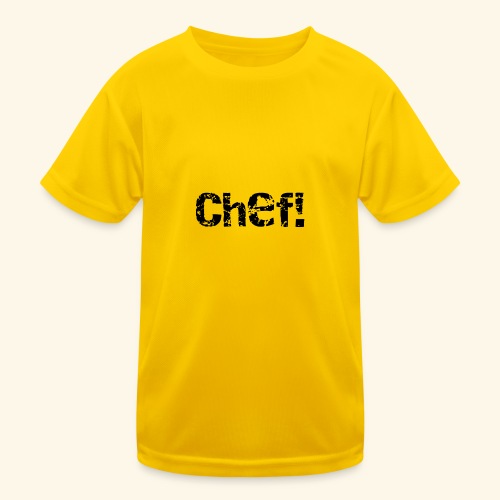 chef! - Funktions-T-shirt barn