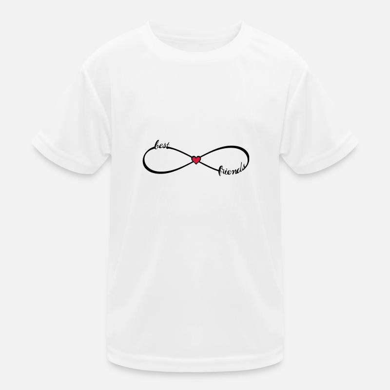 best friends forever BFF beste Freunde Infinity 8 Kinder Funktions-T-Shirt