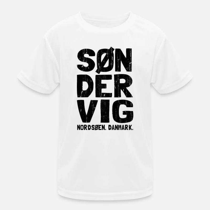 Söndervig, Denmark, West Jutland, Hvide Sande Kids Functional T-Shirt