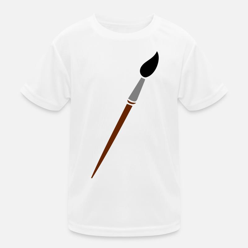 paint brush Kids Functional T-Shirt