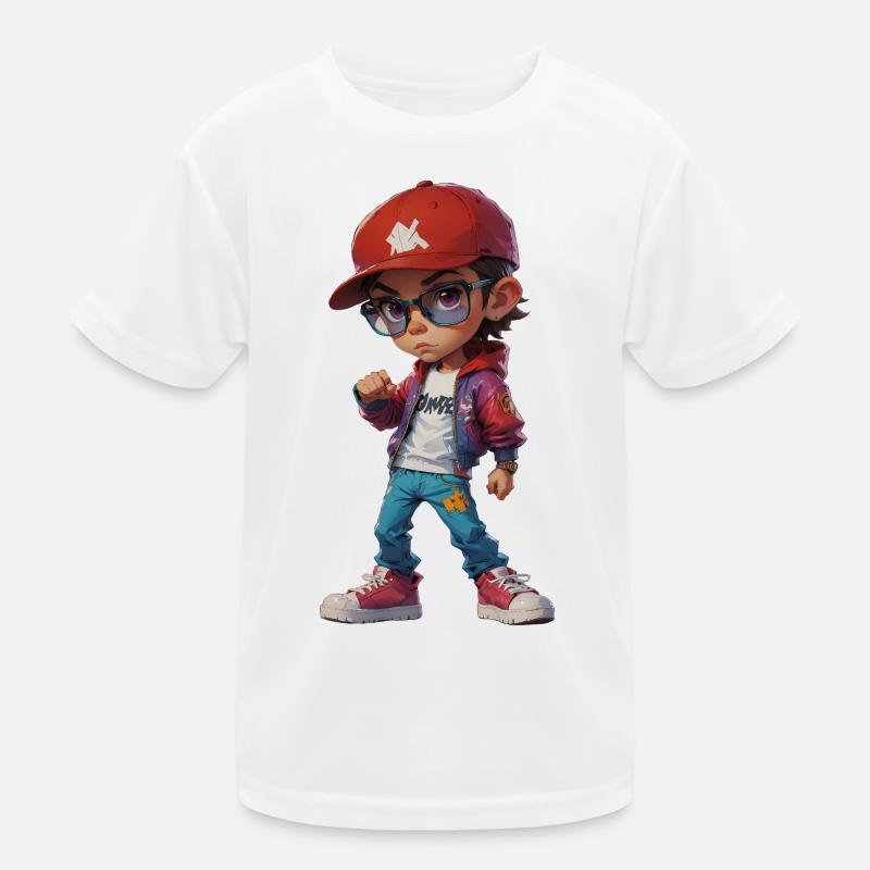 Adolescent branché cool T-shirt sport Enfant
