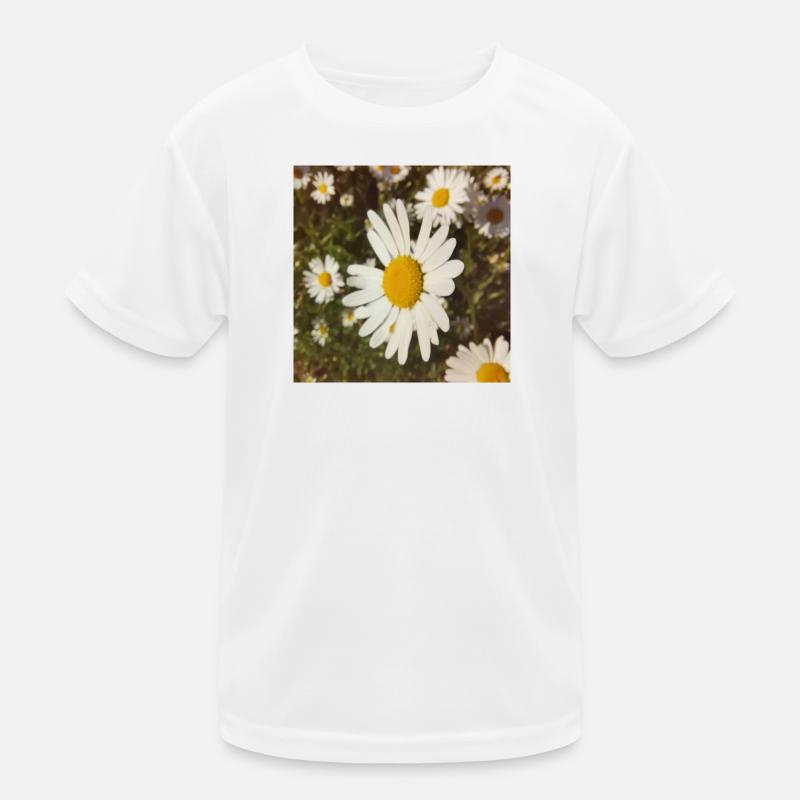 Gänseblümchen Sonnenlicht Kinder Funktions-T-Shirt