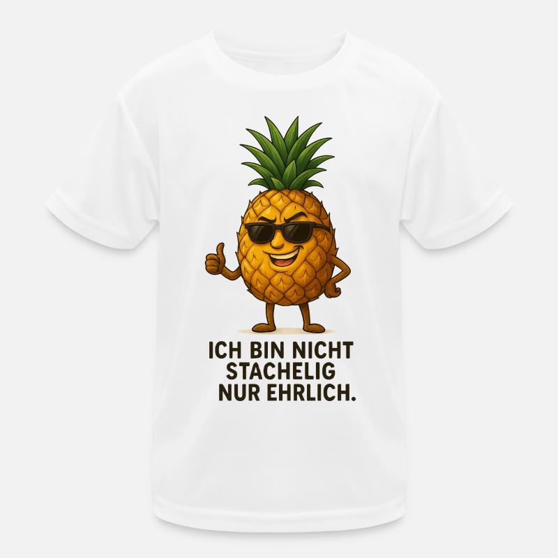 Ananas avec style et honnêteté T-shirt sport Enfant