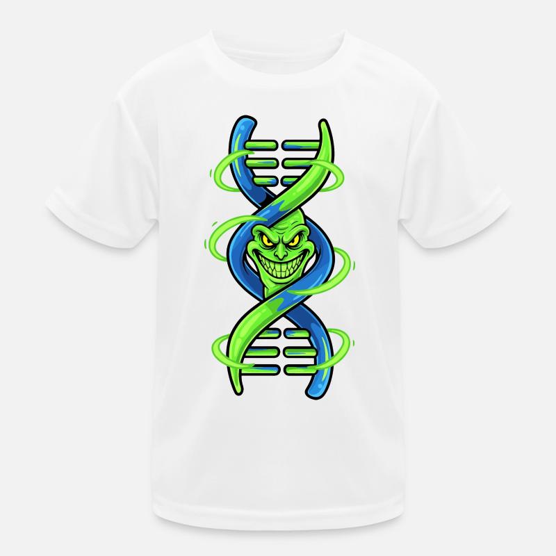 Double hélice à ADN démoniaque T-shirt sport Enfant
