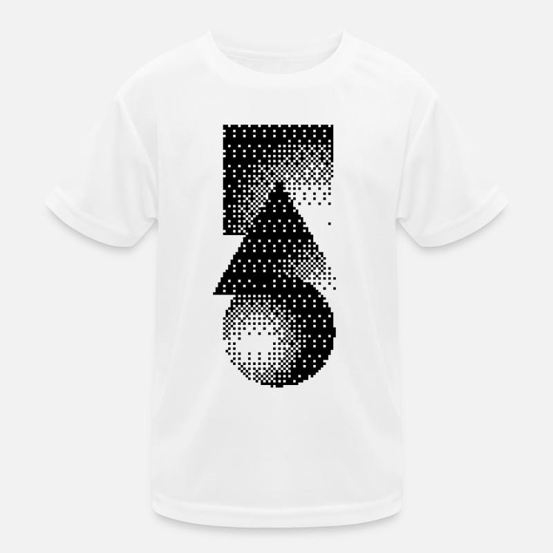 geometric shapes Kids Functional T-Shirt