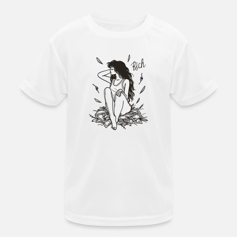 Fille riche T-shirt sport Enfant