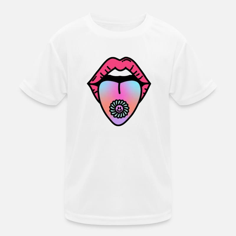 Glücklich Kinder Funktions-T-Shirt