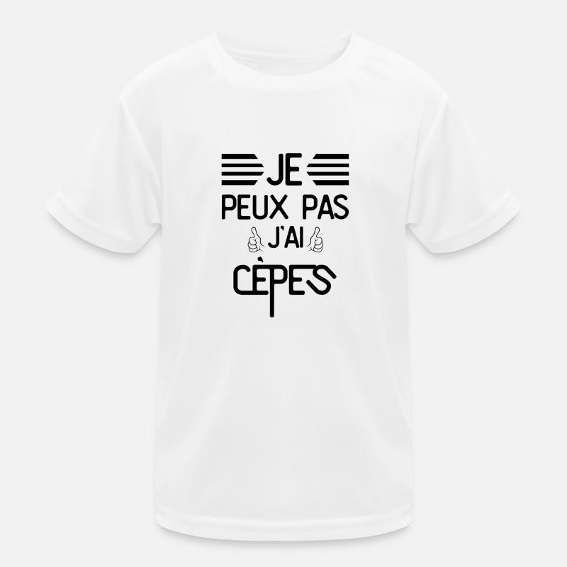 Je Pas J Ai Cèpes T-shirt sport Enfant