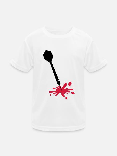 Darts Wound - Kids Functional T-Shirt - white - Front