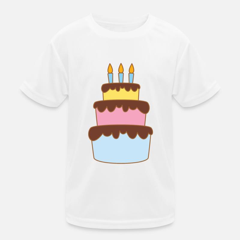 Gâteau d’anniversaire T-shirt sport Enfant