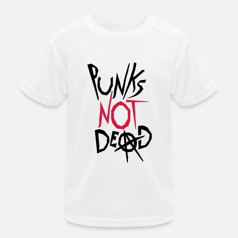 punks not dead quote Kids Functional T-Shirt