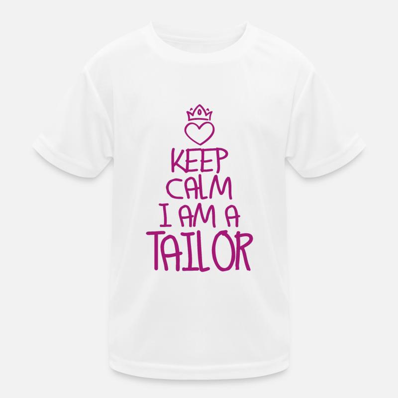 Keep Calm Schneider cool Schneider Geschenk Kinder Funktions-T-Shirt