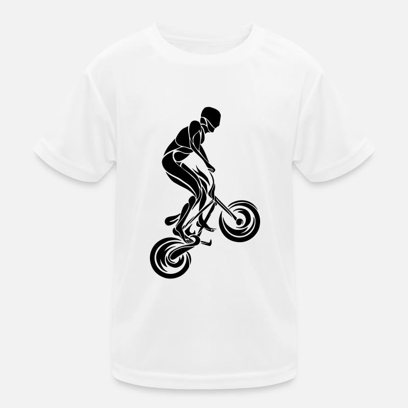 BMX Fahrer Triabal Kinder Funktions-T-Shirt