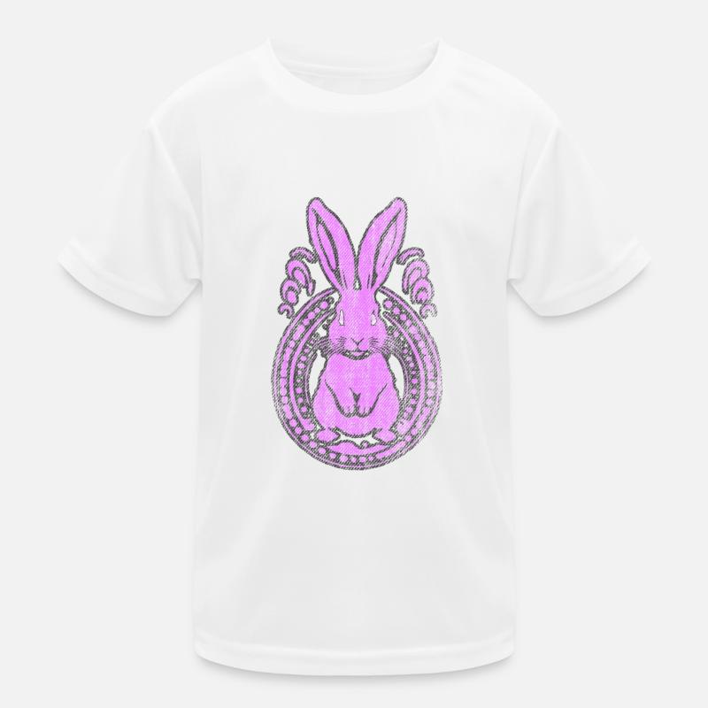 Lapin de Pâques utilisé Cadre Look robuste T-shirt sport Enfant