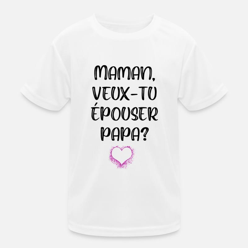 Demande Mariage T-shirt sport Enfant