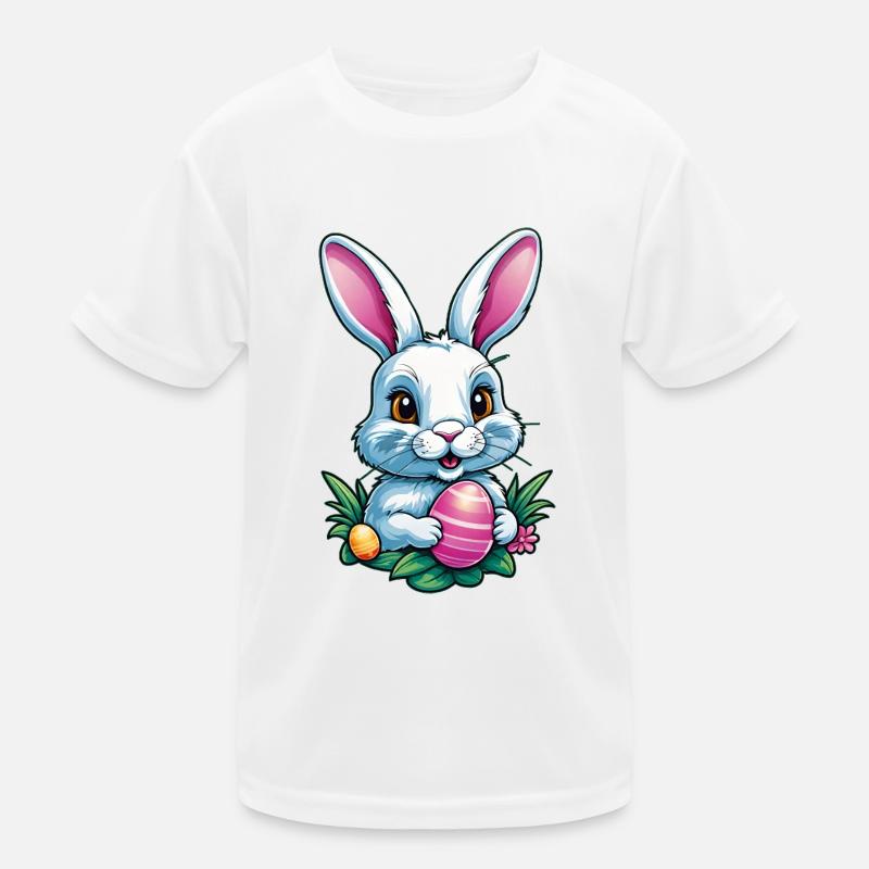 Lapin de Pâques T-shirt sport Enfant