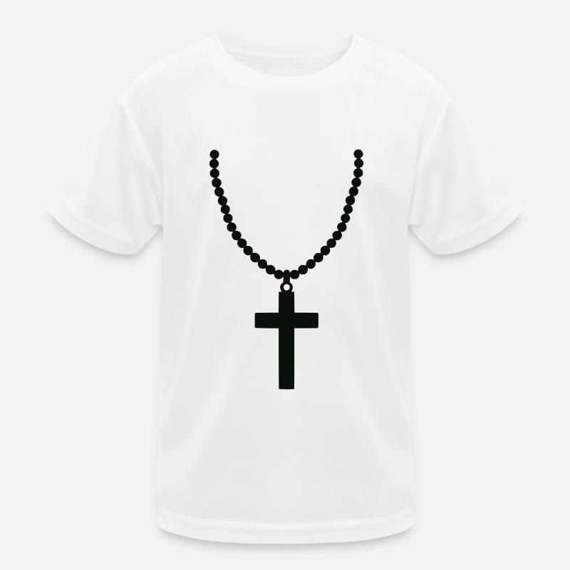 kreuzkette 01 Kinder Funktions-T-Shirt
