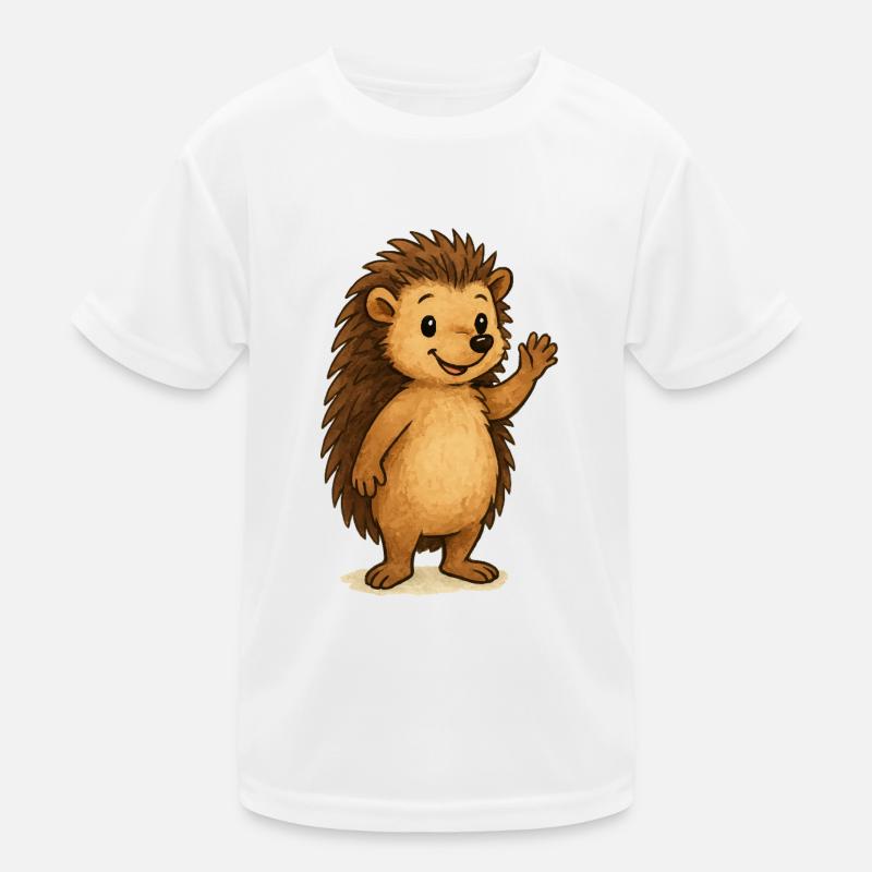 Hedgehog Comic Kids Functional T-Shirt