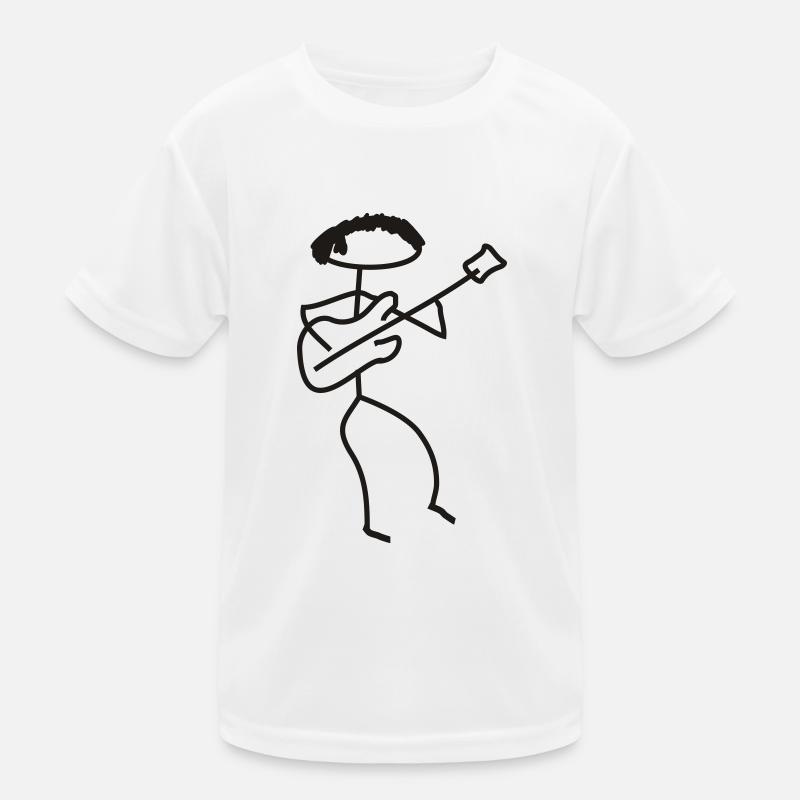 Player White Kids Functional T-Shirt