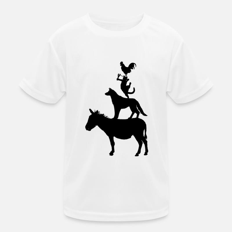 dog763 Kinder Funktions-T-Shirt