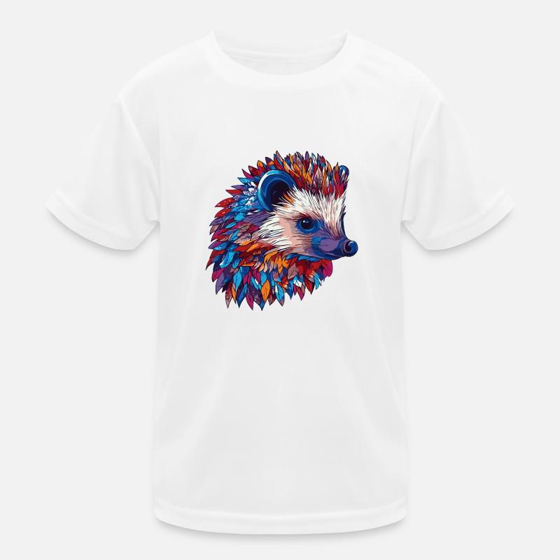 Igel Bunt Kinder Funktions-T-Shirt