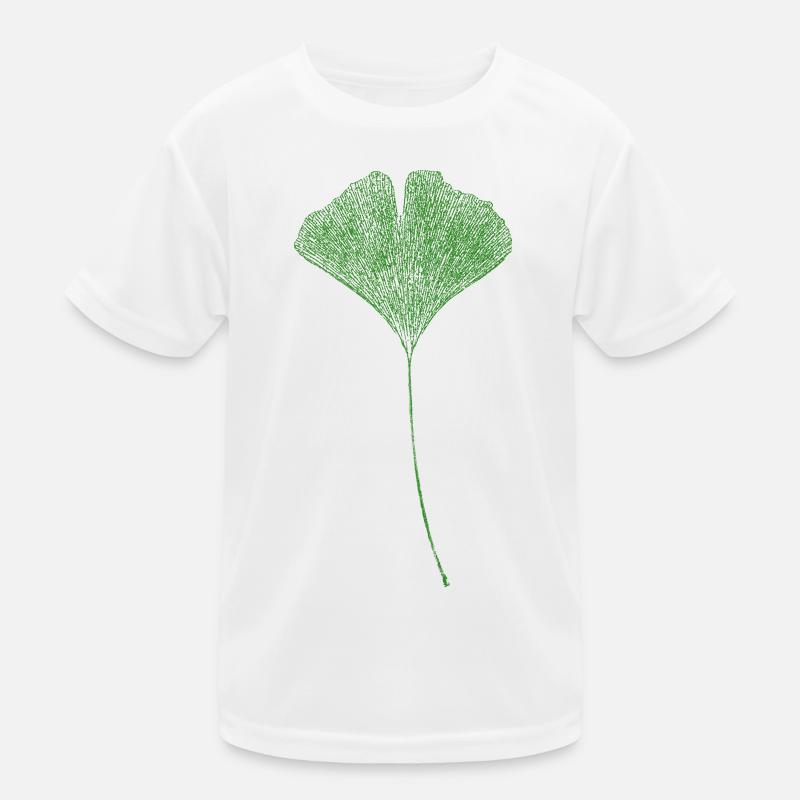 Ginkgo Leaf / Impression NATURELLE T-shirt sport Enfant