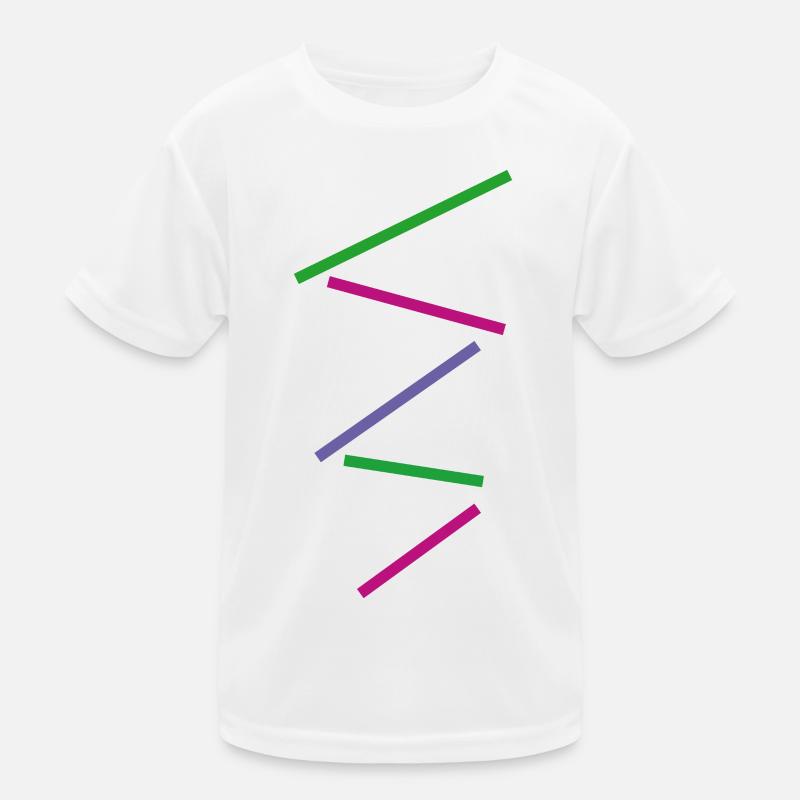 minimal muster Kinder Funktions-T-Shirt