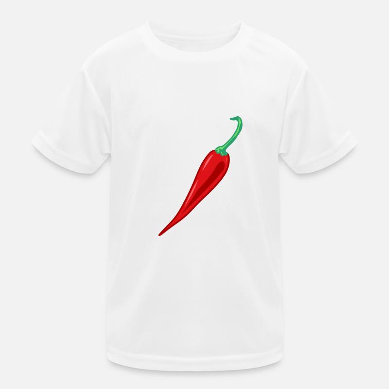 Chili Pepperoni Gousse de piment Piment fort T-shirt sport Enfant
