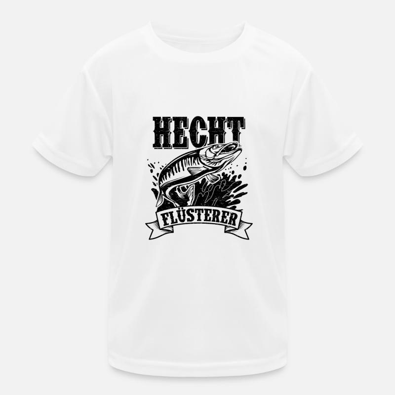 Angler Hecht Kinder Funktions-T-Shirt