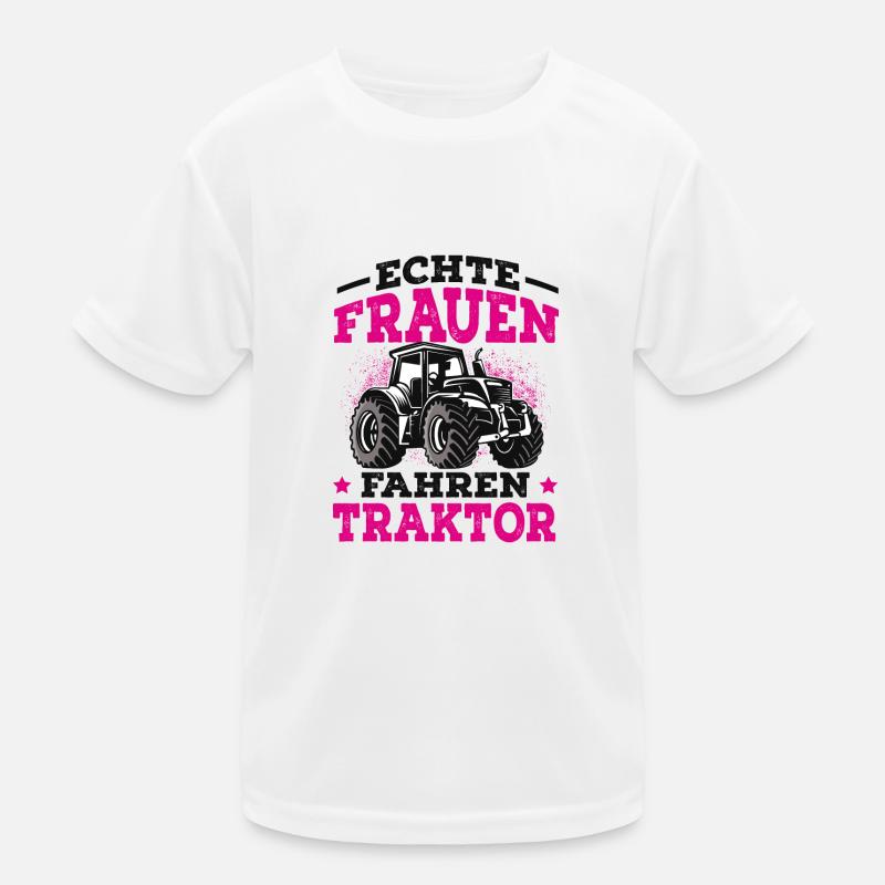 Traktor Kinder Funktions-T-Shirt