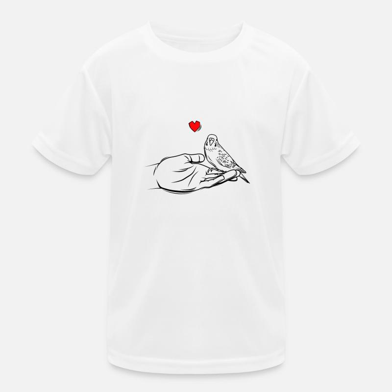 Wellensittich Kinder Funktions-T-Shirt