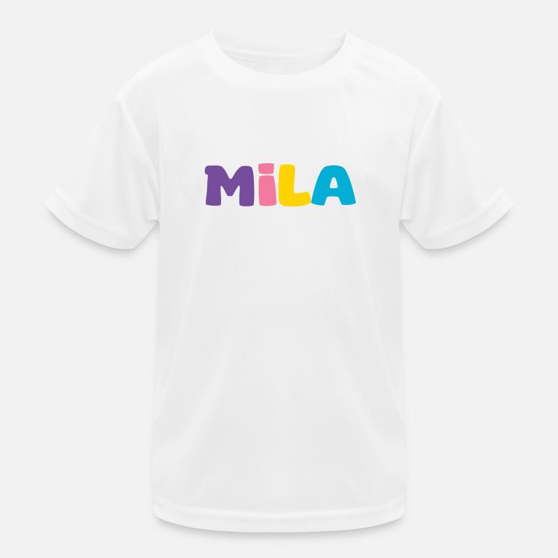 Name - Mila Kinder Funktions-T-Shirt