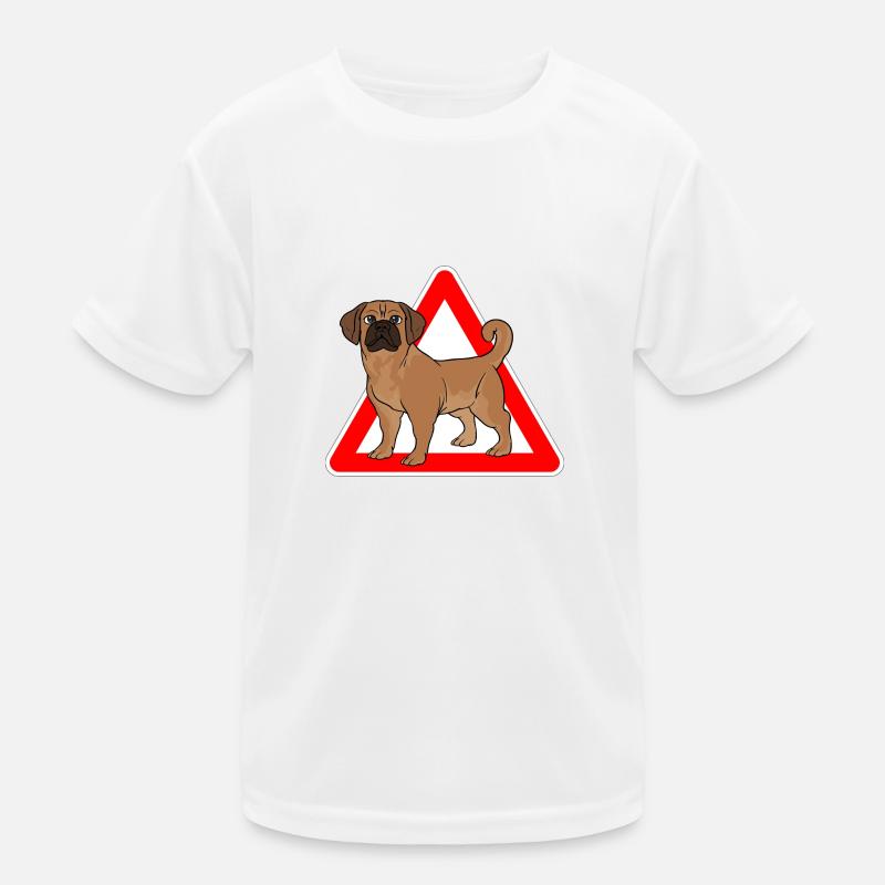 Puggle Beagle Mops Hund Kinder Funktions-T-Shirt