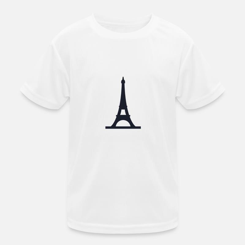 Eiffel Tower Kids Functional T-Shirt