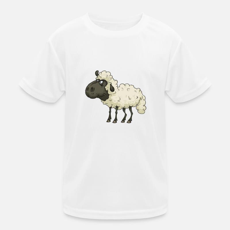 Schaf Kinder Funktions-T-Shirt