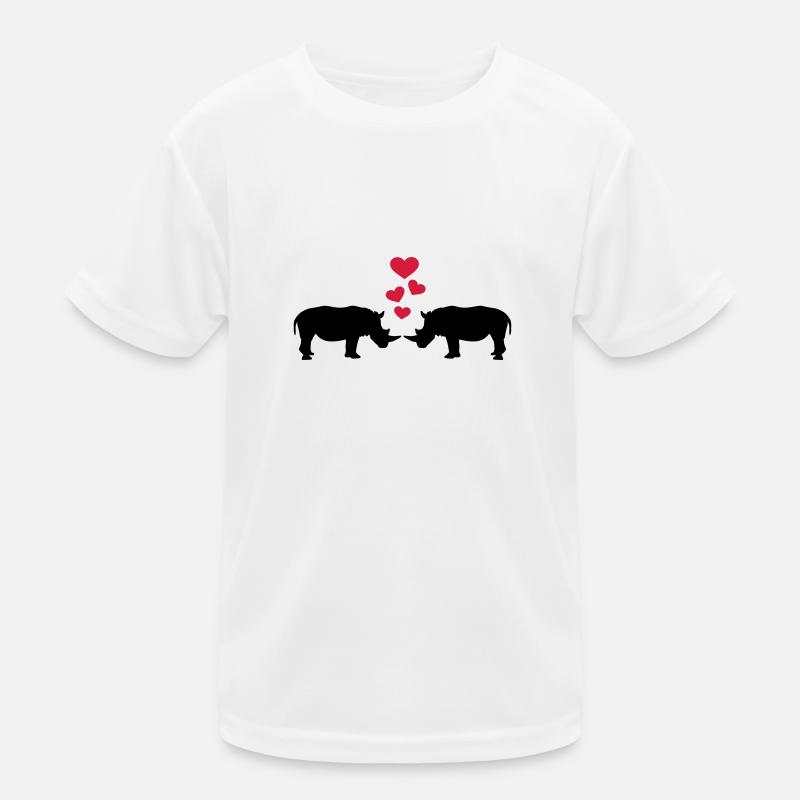 Nashorn Kinder Funktions-T-Shirt
