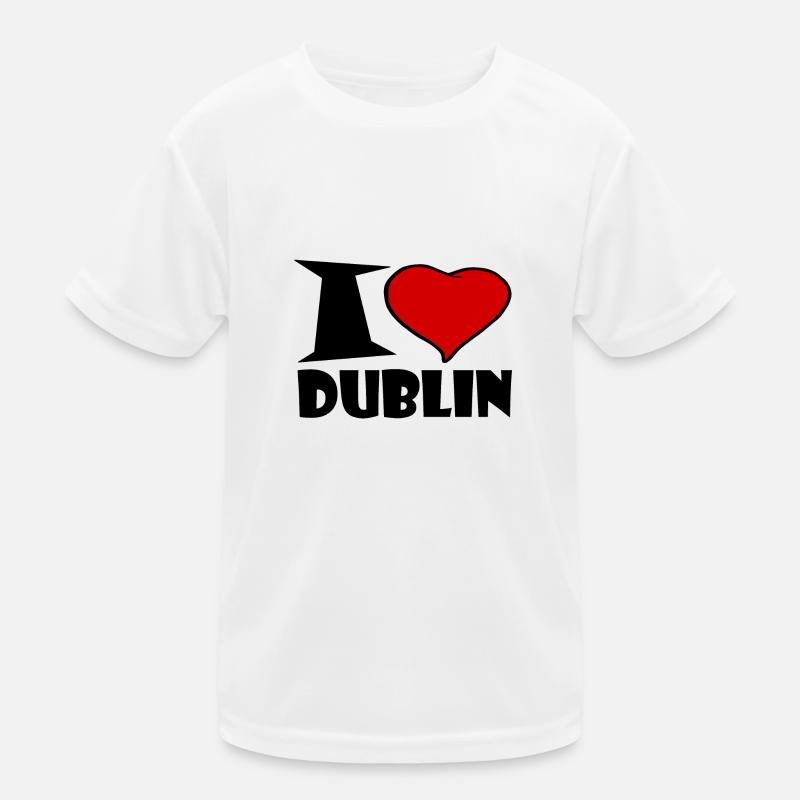 Dublin - Ich Liebe Dublin Kinder Funktions-T-Shirt
