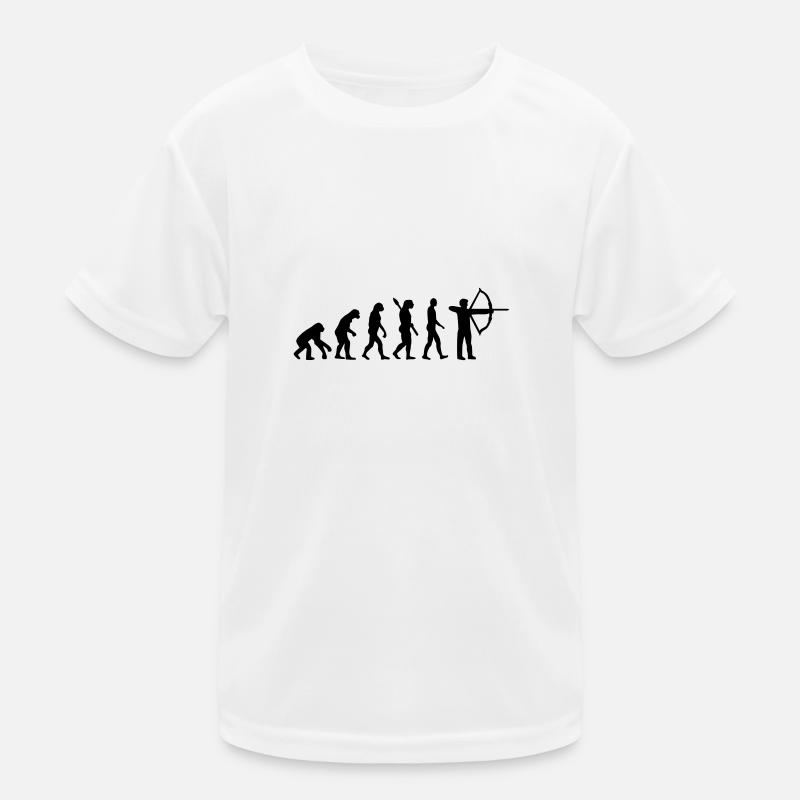 Évolution Tir à l'arc - T-shirt sport Enfant - blanc