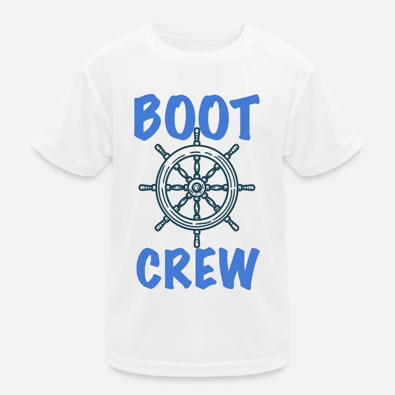 Boot Crew mit Anker Kinder Funktions-T-Shirt